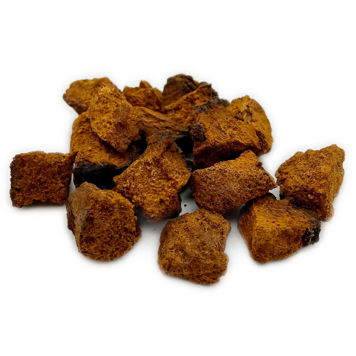 Siberian wild chaga (Inonotus obliquus, чага березовая) mushroom tea chunks (2-4 cm) 500g