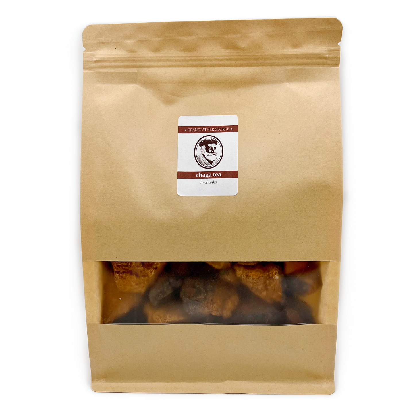 Siberian wild chaga (Inonotus obliquus, чага березовая) mushroom tea chunks (2-4 cm) 500g