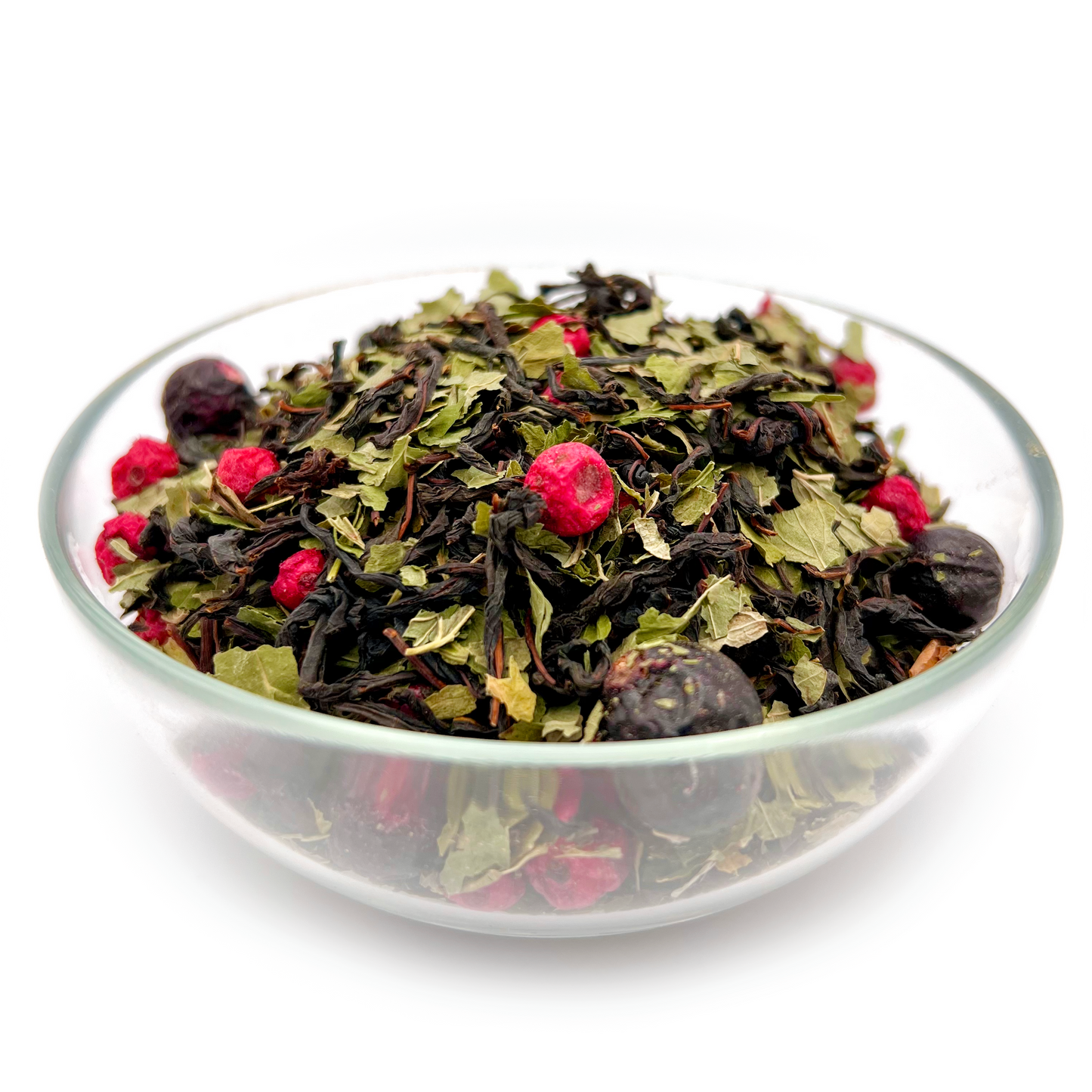 Ivan tea large leaf with currant and currant leaves, fermented