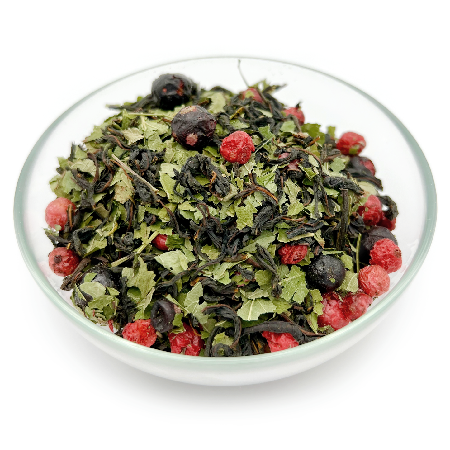 Ivan tea large leaf with currant and currant leaves, fermented